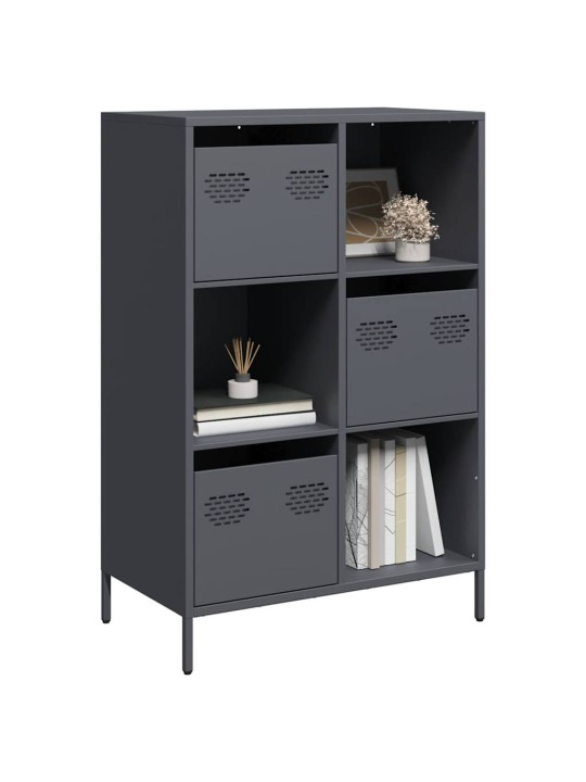 Highboard antrasiitti 68x39x103,5 cm teräs
