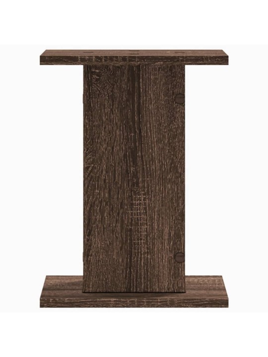 Kaiutintelineet 2 kpl ruskea tammi 30x30x40 cm tekninen puu
