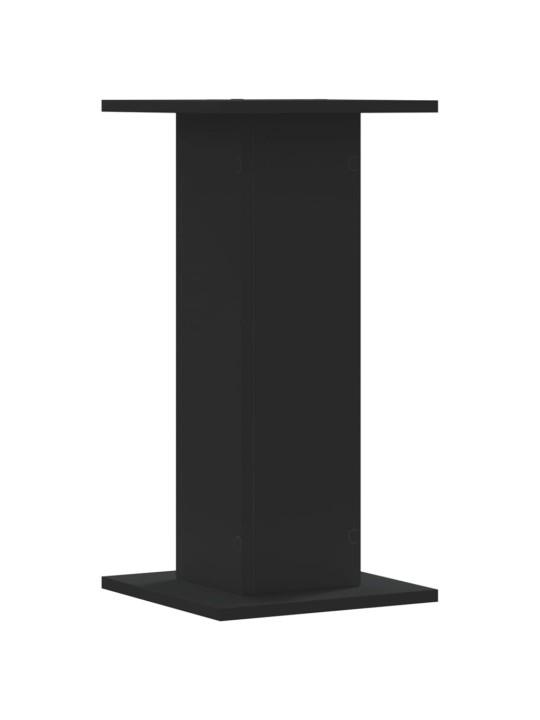 Kaiutintelineet 2 kpl musta 30x30x60 cm tekninen puu