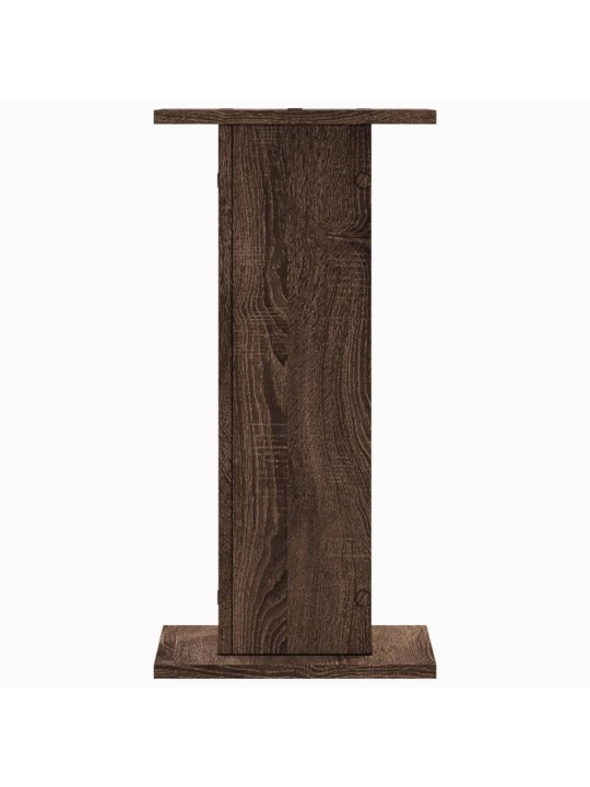 Kaiutintelineet 2 kpl ruskea tammi 30x30x60 cm tekninen puu