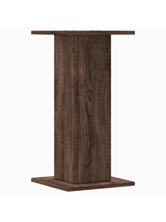 Kaiutintelineet 2 kpl ruskea tammi 30x30x60 cm tekninen puu
