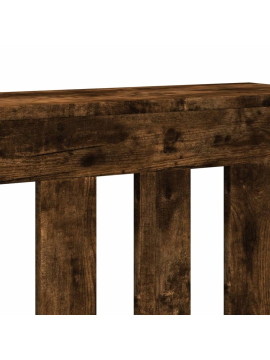 Lämpöpatterin suoja savutammi 78x20x82 cm tekninen puu