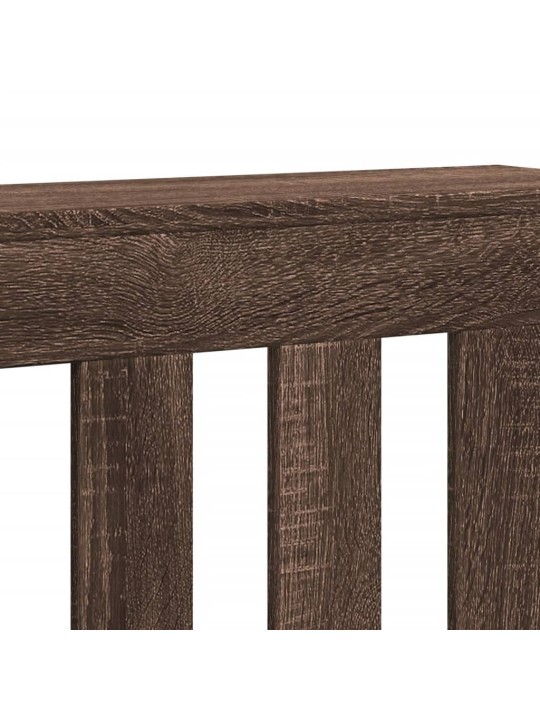 Lämpöpatterin suoja savutammi 78x20x82 cm tekninen puu