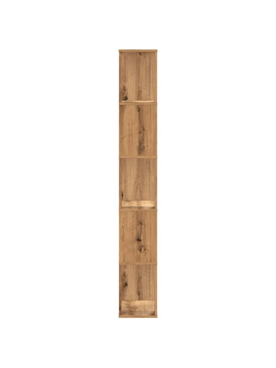 Kirjahylly 5 tasoa artesaani tammi 45x23,5x162,5 cm puu