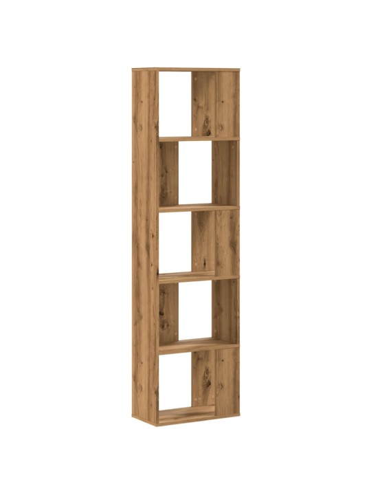 Kirjahylly 5 tasoa artesaani tammi 45x23,5x162,5 cm puu
