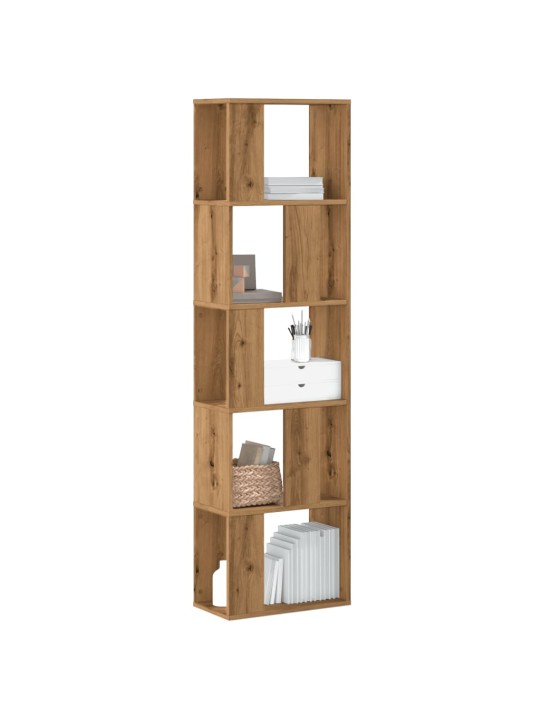 Kirjahylly 5 tasoa artesaani tammi 45x23,5x162,5 cm puu
