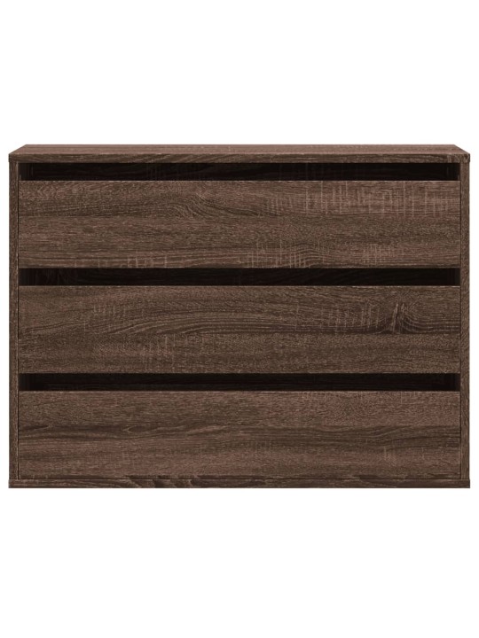 Kulmalipasto ruskea tammi 80x41x58 cm tekninen puu