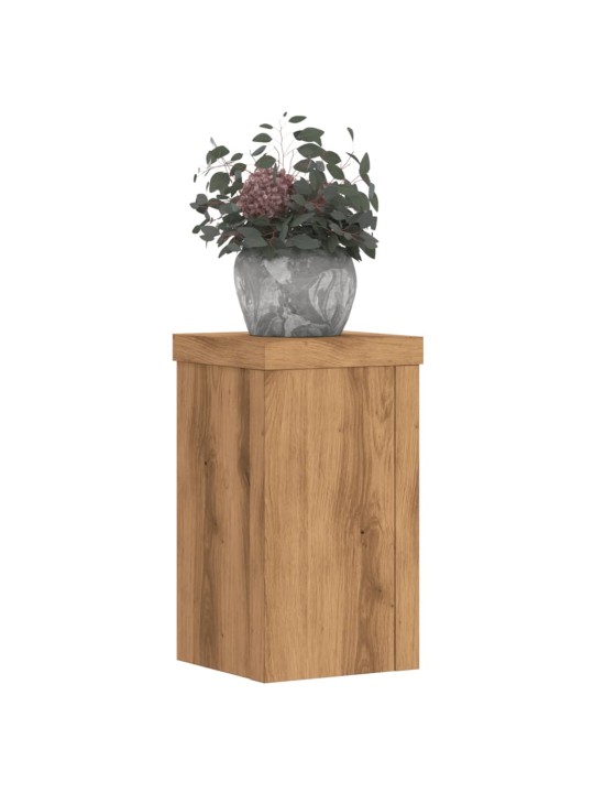 Kasvitelineet 2 kpl artesaani tammi 10x10x18 cm tekninen puu