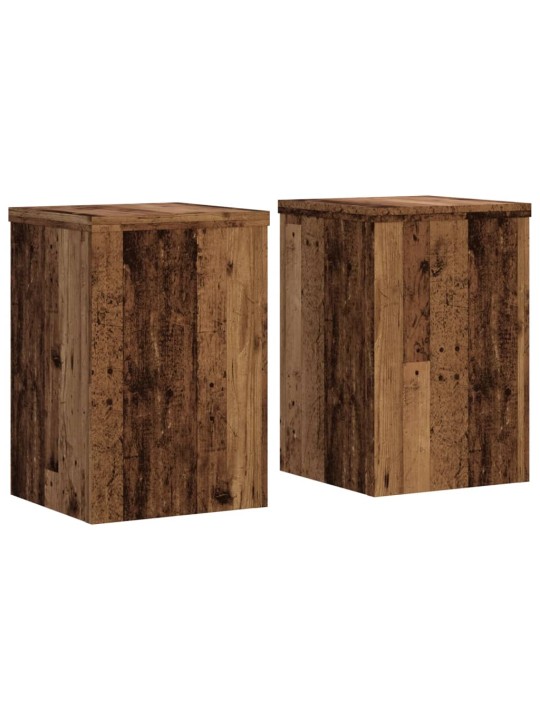 Kasvitelineet 2 kpl vanha puu 20x20x30 cm tekninen puu