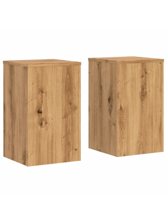 Kasvitelineet 2 kpl artesaani tammi 30x30x50 cm tekninen puu