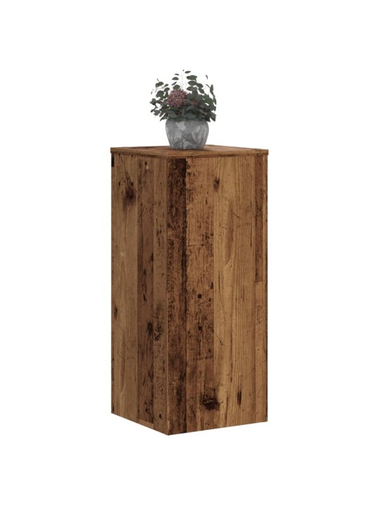 Kasvitelineet 2 kpl vanha puu 30x30x70 cm tekninen puu