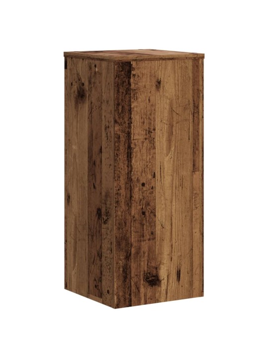 Kasvitelineet 2 kpl vanha puu 30x30x70 cm tekninen puu