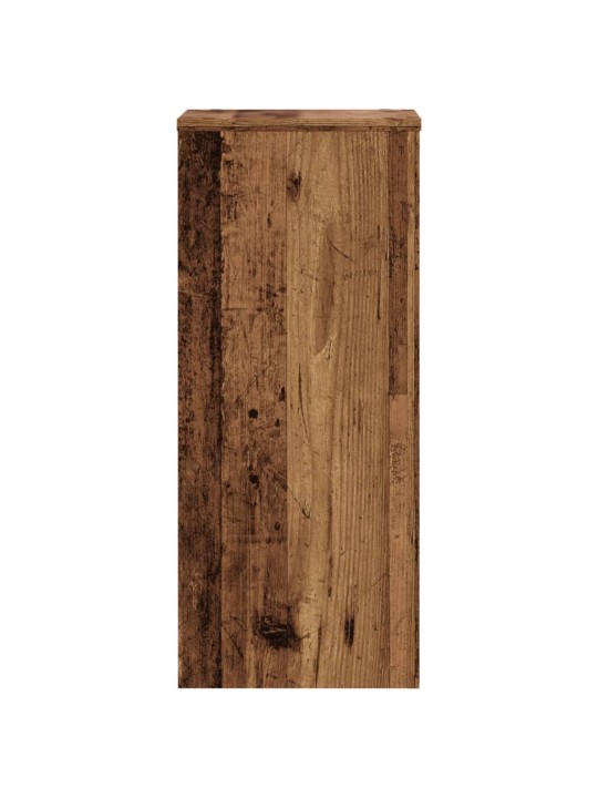 Kasvitelineet 2 kpl vanha puu 30x30x70 cm tekninen puu