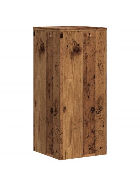 Kasvitelineet 2 kpl vanha puu 30x30x70 cm tekninen puu