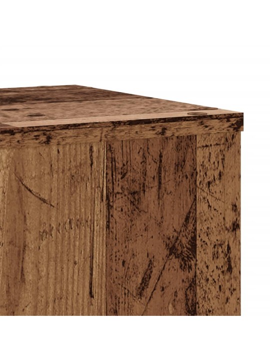 Kasvitelineet 2 kpl vanha puu 30x30x70 cm tekninen puu