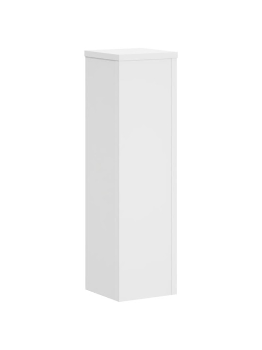 Kasvitelineet 2 kpl valkoinen 17x17x60 cm tekninen puu