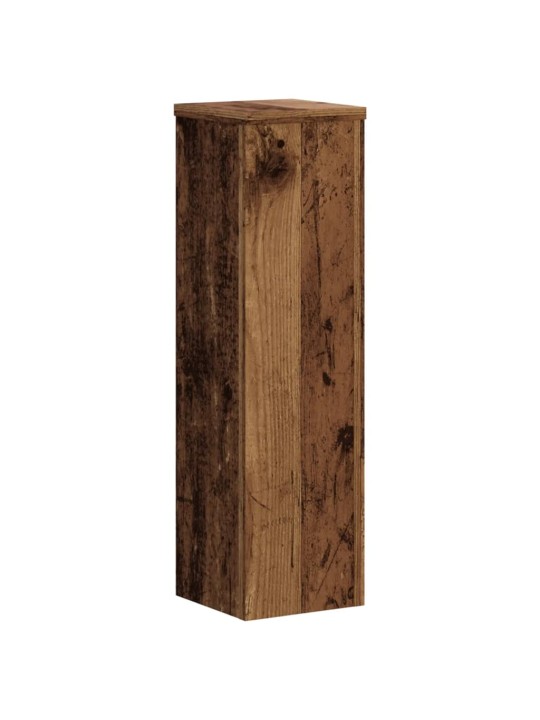 Kasvitelineet 2 kpl vanha puu 17x17x60 cm tekninen puu