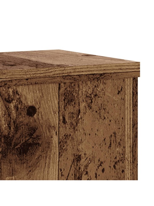 Kasvitelineet 2 kpl vanha puu 17x17x60 cm tekninen puu