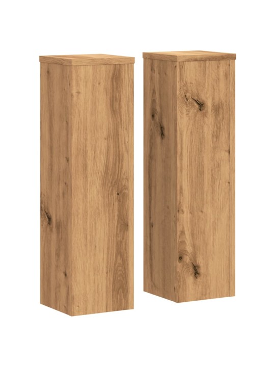 Kasvitelineet 2 kpl artesaani tammi 17x17x60 cm tekninen puu