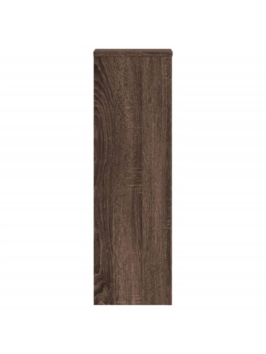 Kasvitelineet 2 kpl ruskea tammi 25x25x80 cm tekninen puu