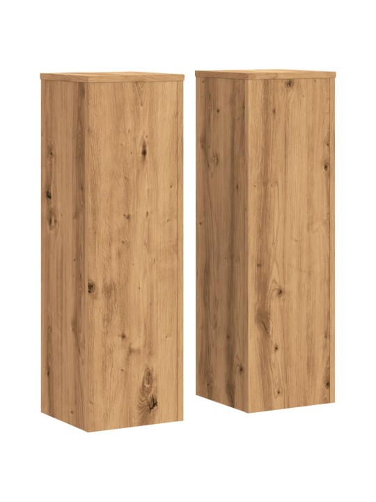 Kasvitelineet 2 kpl artesaani tammi 25x25x80 cm tekninen puu