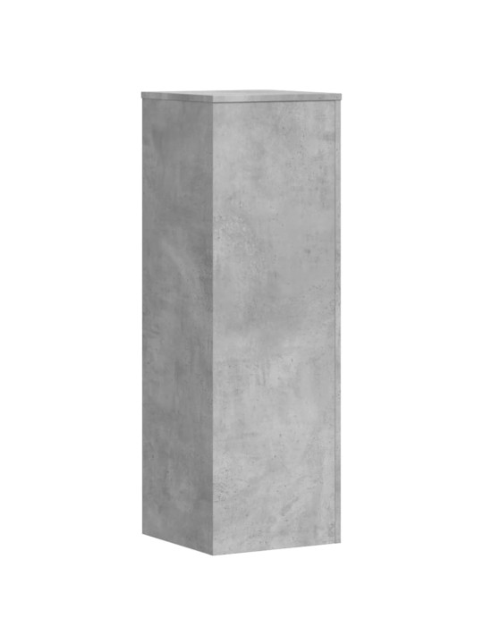 Kasviteline betoninharmaa 33x33x100 cm tekninen puu