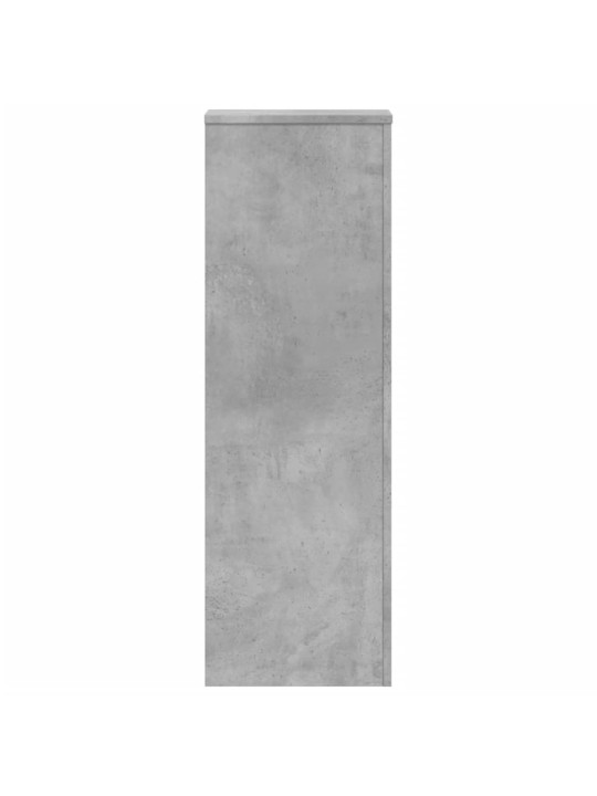 Kasviteline betoninharmaa 33x33x100 cm tekninen puu