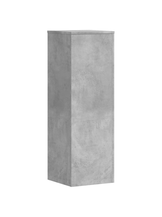Kasviteline betoninharmaa 33x33x100 cm tekninen puu