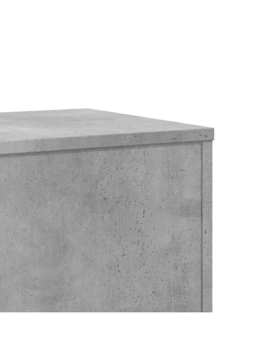Kasviteline betoninharmaa 33x33x100 cm tekninen puu