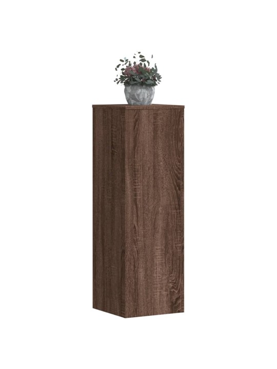 Kasviteline ruskea tammi 33x33x100 cm tekninen puu