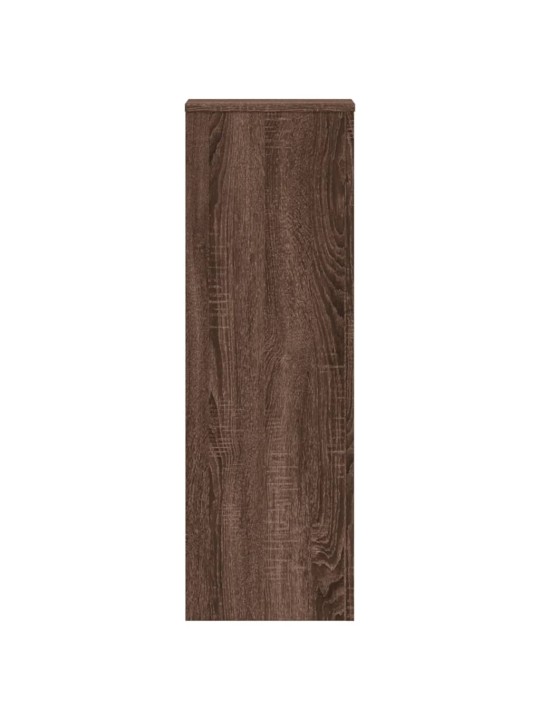Kasviteline ruskea tammi 33x33x100 cm tekninen puu