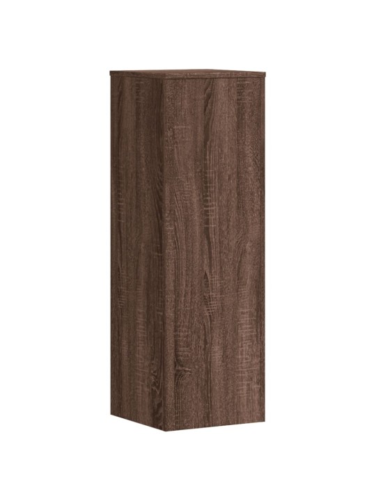 Kasviteline ruskea tammi 33x33x100 cm tekninen puu
