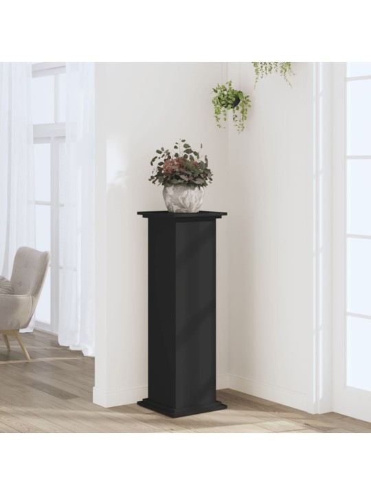 Kasviteline musta 33x33x100 cm tekninen puu