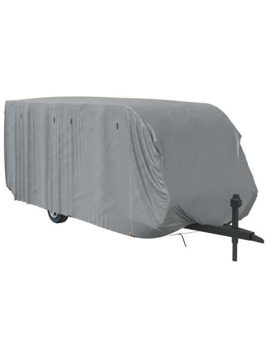 Asuntovaunun päällinen harmaa 732x250x220 cm kuitukangas