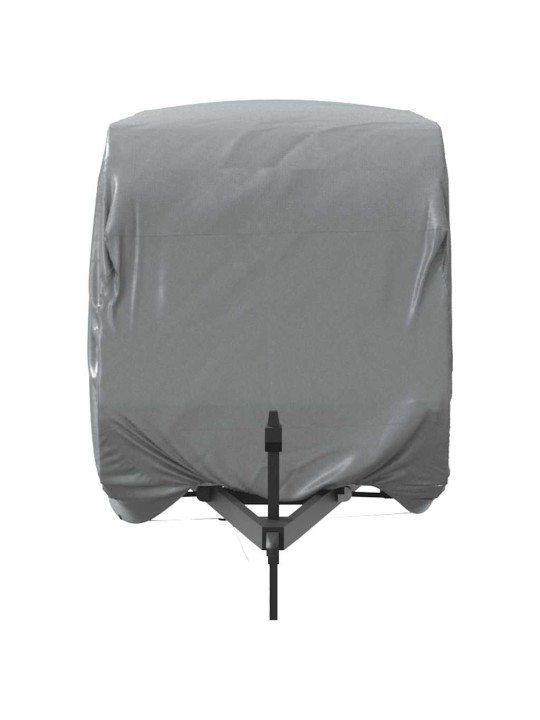 Asuntovaunun päällinen harmaa 732x250x220 cm kuitukangas