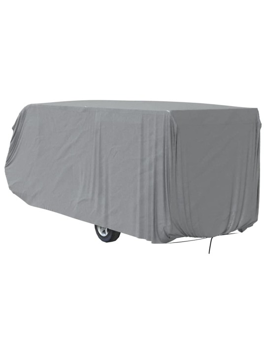 Asuntovaunun päällinen harmaa 732x250x220 cm kuitukangas