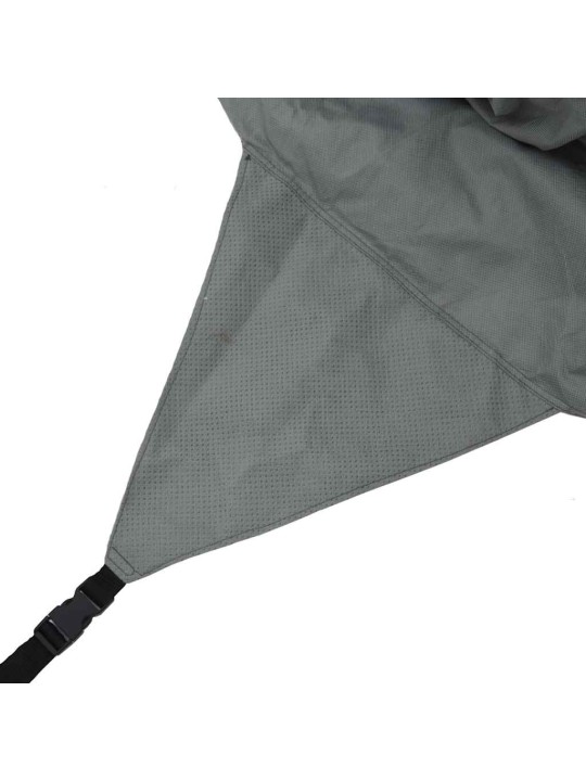Asuntovaunun päällinen harmaa 732x250x220 cm kuitukangas