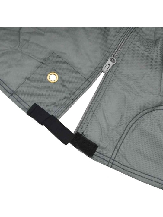 Asuntoauton päälliset harmaa 570x235x275 cm kuitukangas