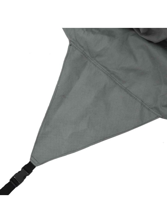 Asuntoauton päälliset harmaa 570x235x275 cm kuitukangas