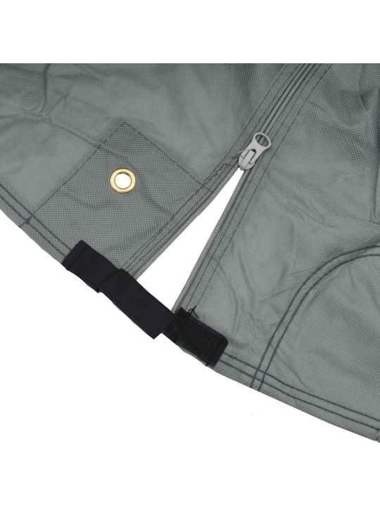 asuntoauton päälliset harmaa 870x235x275 cm kuitukangas