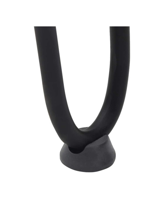 Sohvapöydän hiusneulajalat 4 kpl musta 30 cm täysteräs