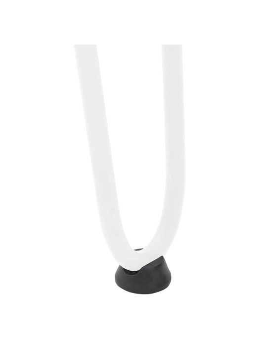 Konsolipöytien jalat, 4 kpl, valkoinen, 72 cm, täysteräs