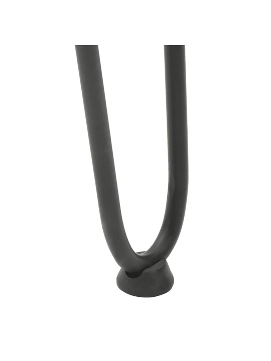 Konsolipöytien neulanreunajalat, 4 kpl, antrasiitti, 72 cm, täysteräs