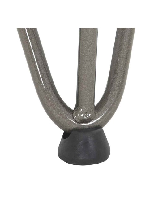 Sohvapöydän hiusneulajalat 4 kpl luonnonteräs 42 cm täysteräs