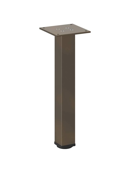Sohvapöydän jalat 4 kpl luonnonvärinen teräs 30-32 cm teräs