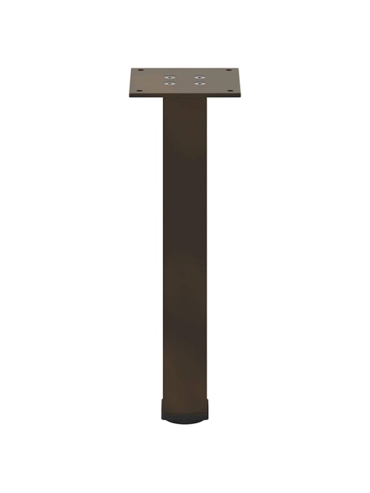 Sohvapöydän jalat 4 kpl luonnonvärinen teräs 30-32 cm teräs