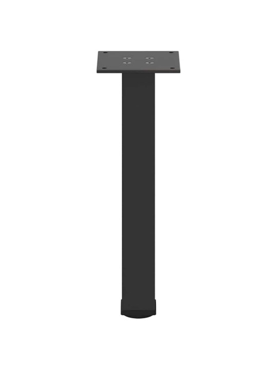 Sohvapöydän jalat 4 kpl musta 42-44 cm teräs