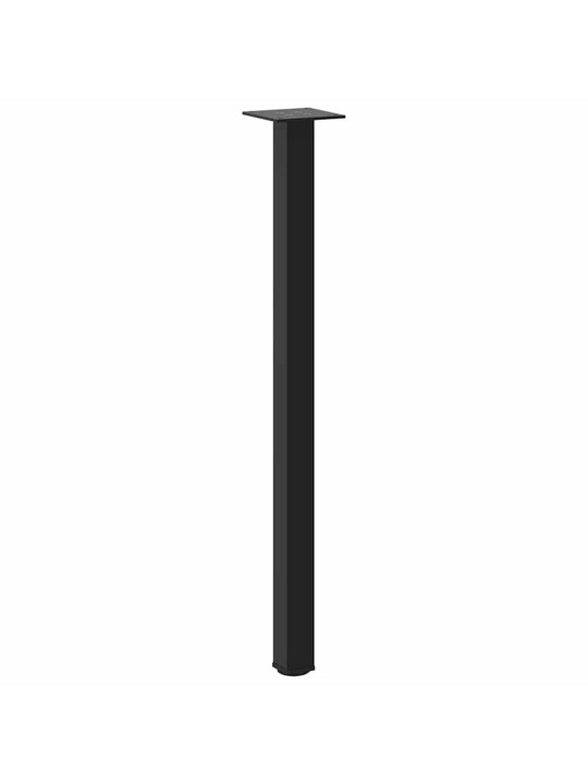 Konsolipöydän jalat 4 kpl musta 72-74 cm teräs