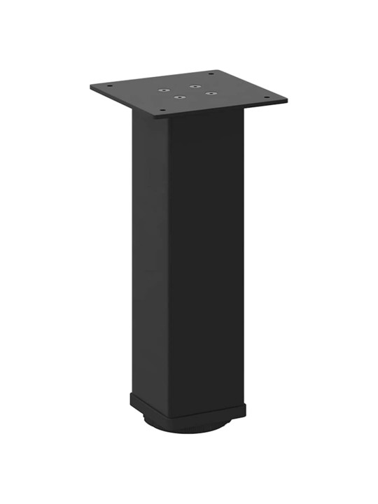Sohvapöydän jalat 4 kpl musta 30-32 cm teräs