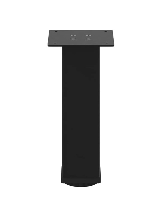 Sohvapöydän jalat 4 kpl musta 30-32 cm teräs